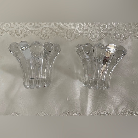 3/55$ Home set of 2 Vintage Glass made‎ in Germany candle holder - Picture 11 of 12